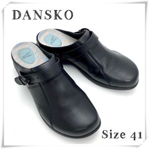 Dansko Leather lightweight Slingback Professional Clogs in Black